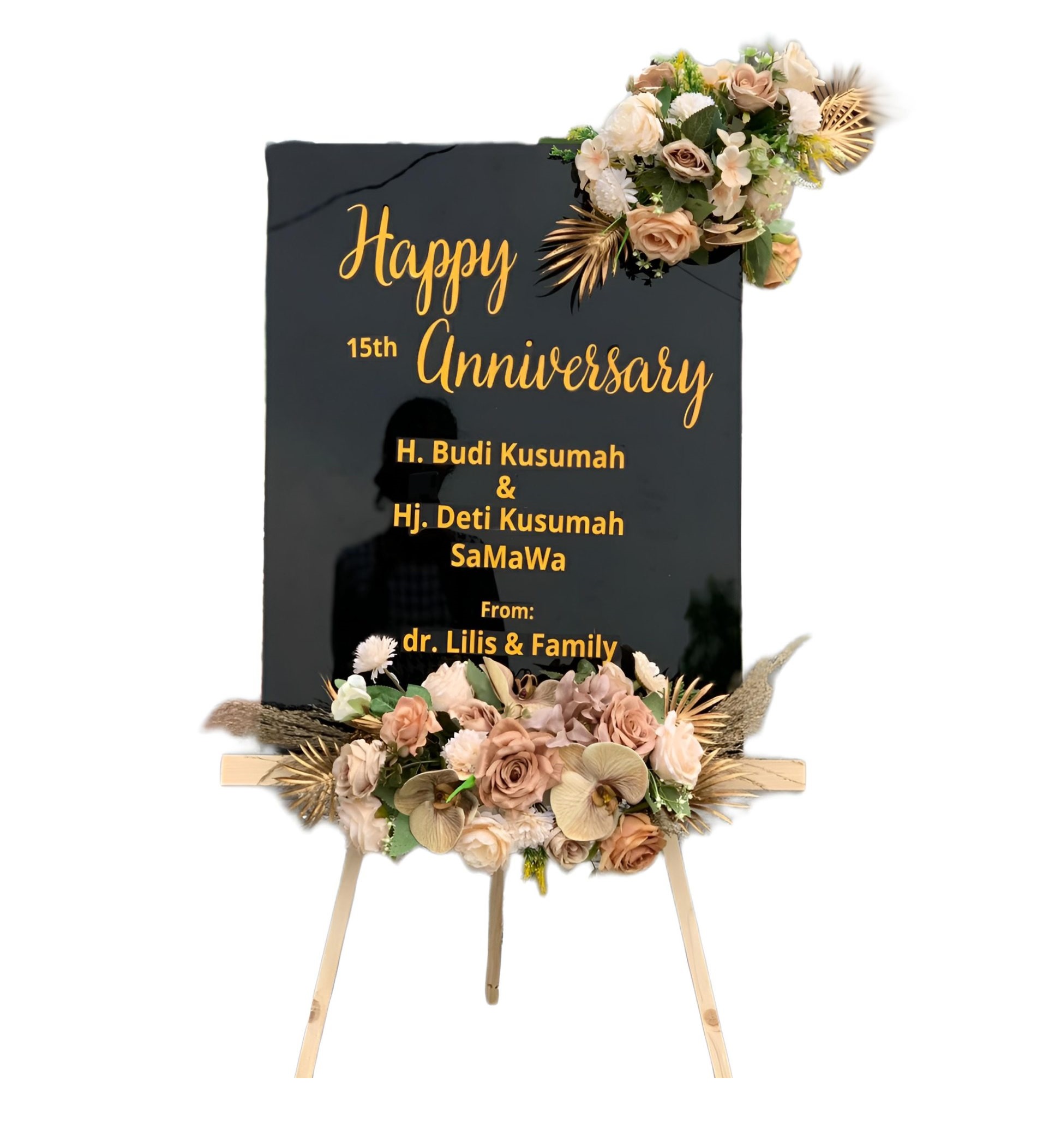 Papan Bunga Akrilik Padang Timur