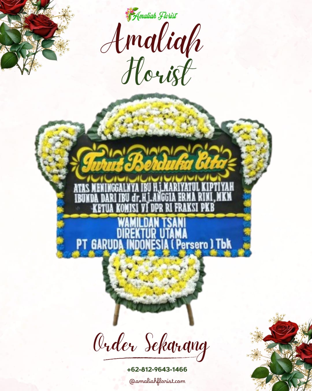 Papan Bunga Duka Padang Timur